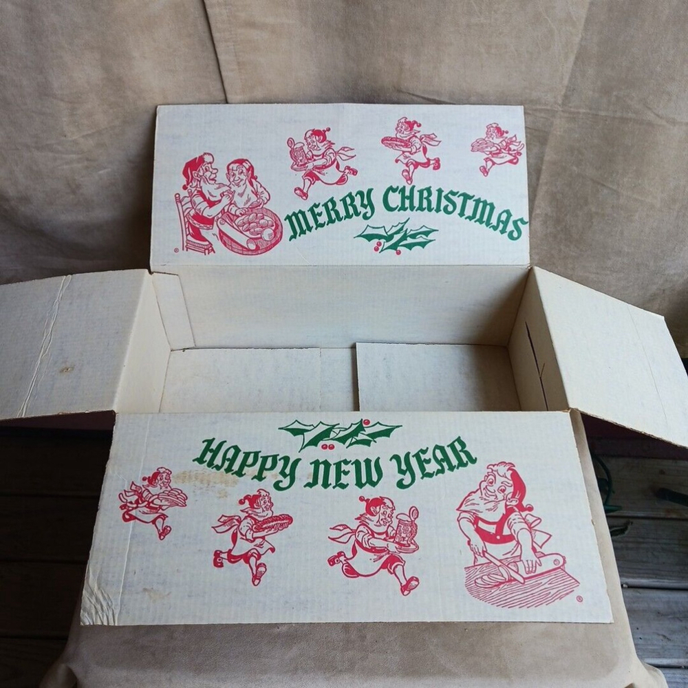 Vintage Usinger's Christmas Gift Box